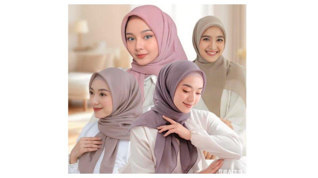 The Polished Square Hijab Trend That's Taking Cilacap by Storm